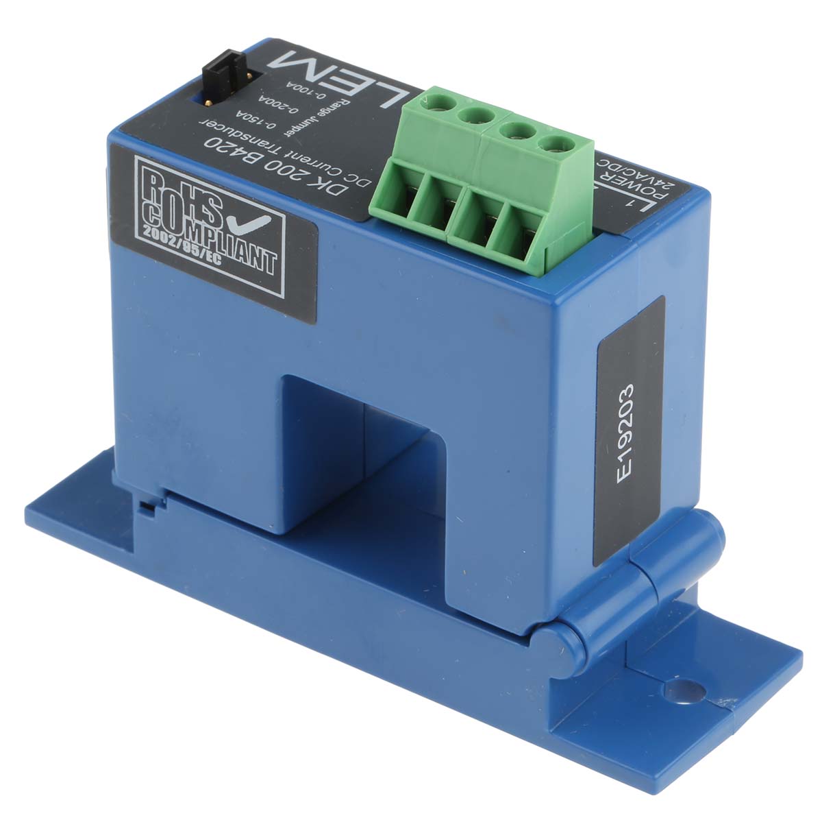 dk-200-b420 LEM DK-B420 Series Current Transformer 200 A 20V dc, 50 V dc 21.7 mm Bore
