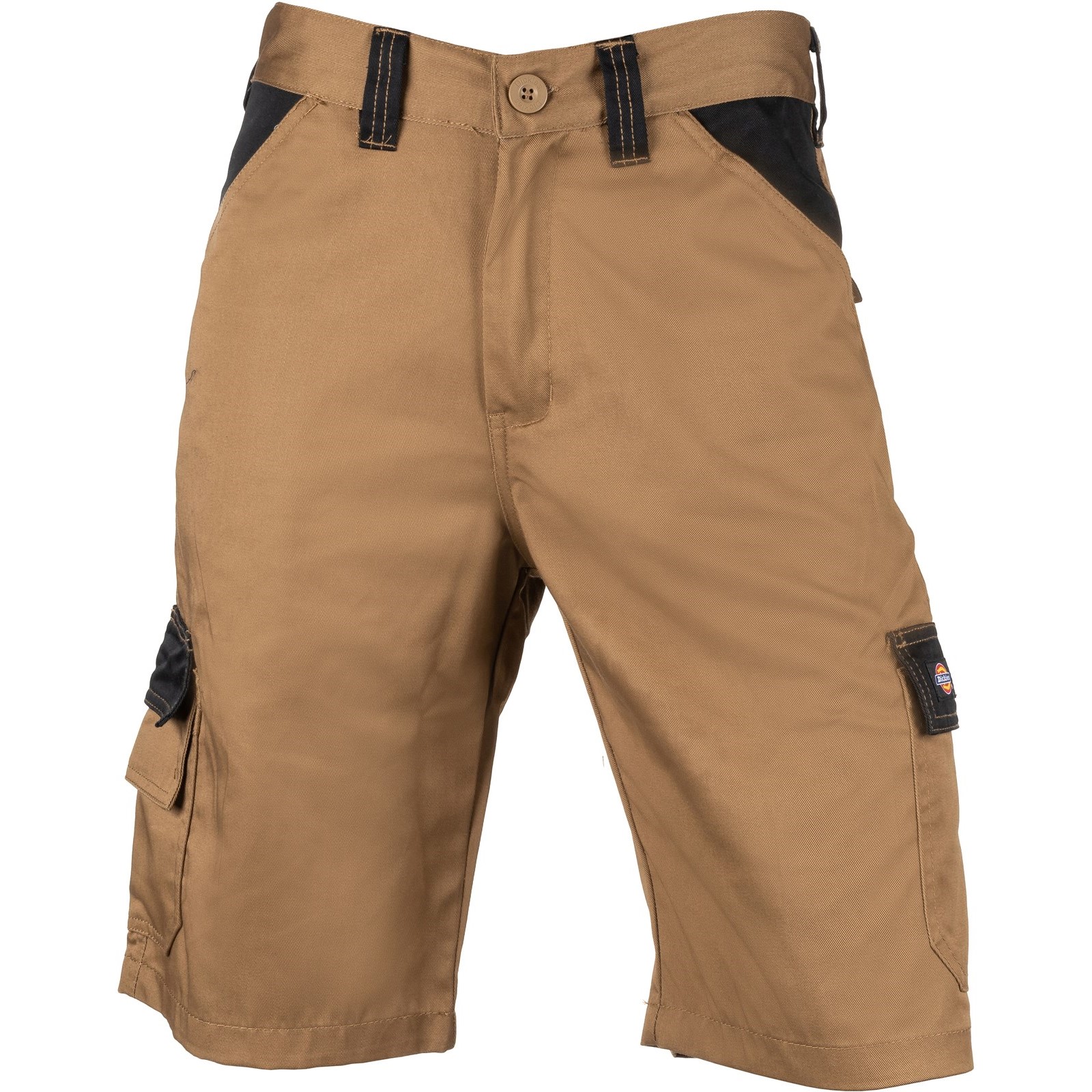 dk0a4xsgc671 Dickies Everyday Black, Khaki 65% Polyester, 35% Cotton Work Shorts, 34 cm