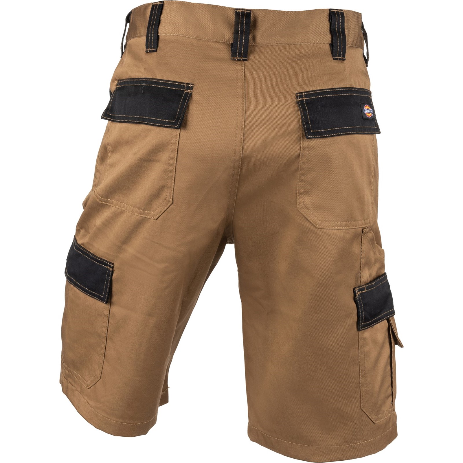 dk0a4xsgc671 Dickies Everyday Black, Khaki 65% Polyester, 35% Cotton Work Shorts, 34 cm