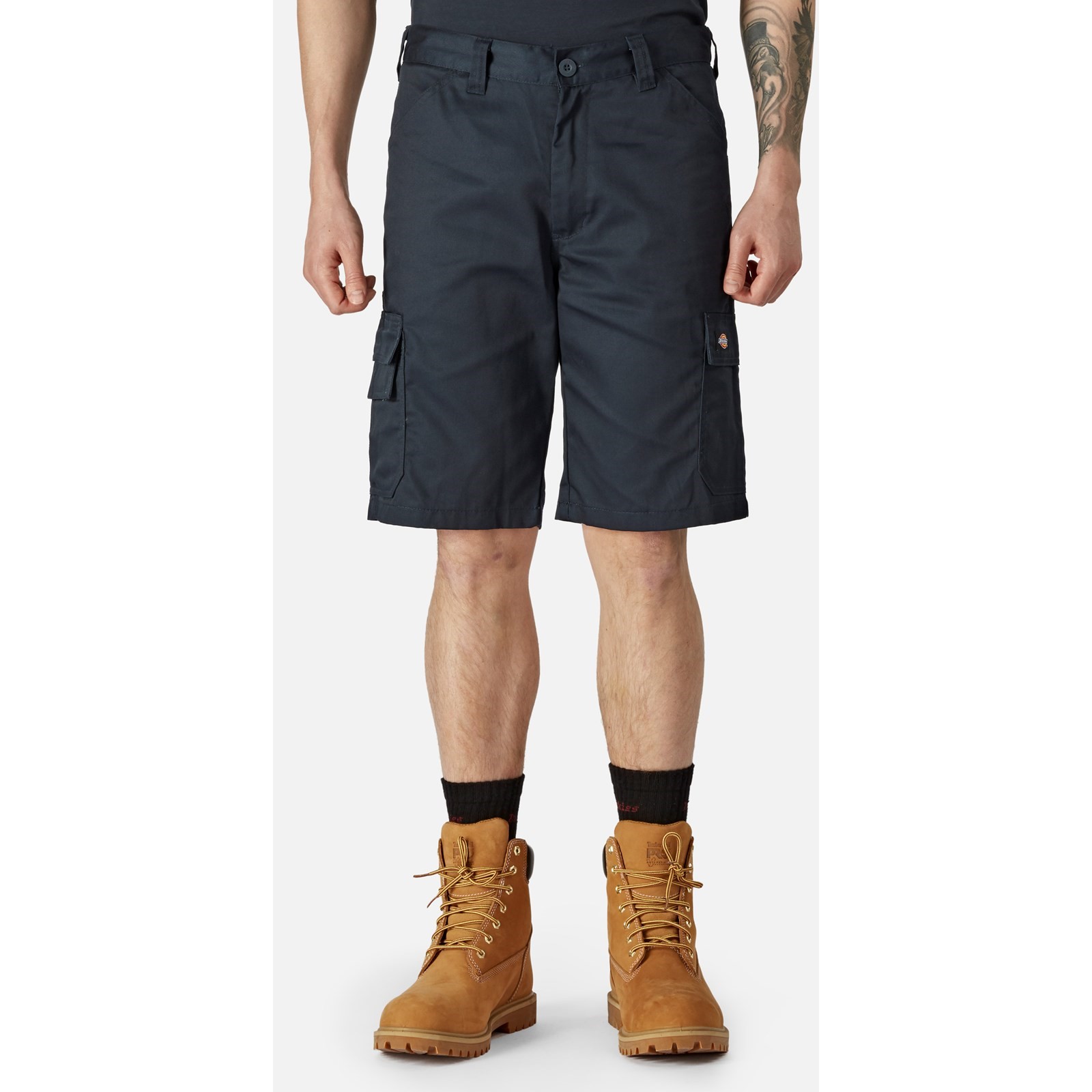 Dickies Everyday Navy 65% Polyester, 35% Cotton Work Shorts, 30 cm