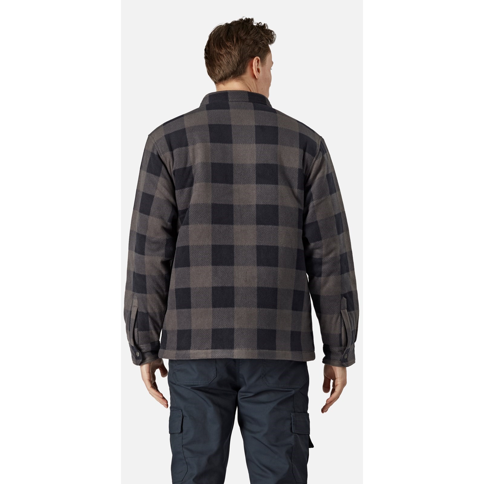 dk0a4xtabl81 Dickies Portland Blue 100% Polyester Work Shirt M