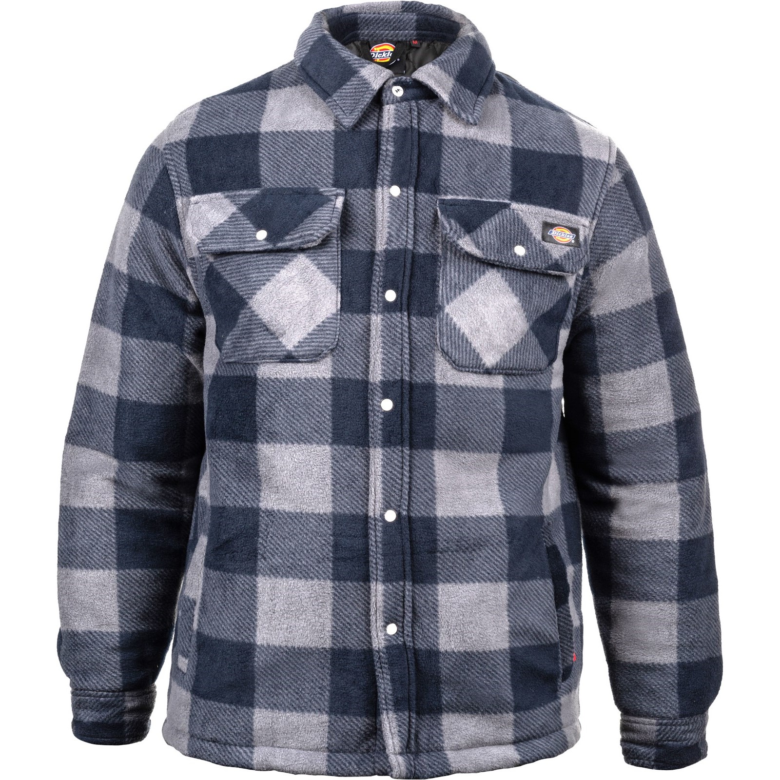 dk0a4xtabl81 Dickies Portland Blue 100% Polyester Work Shirt M