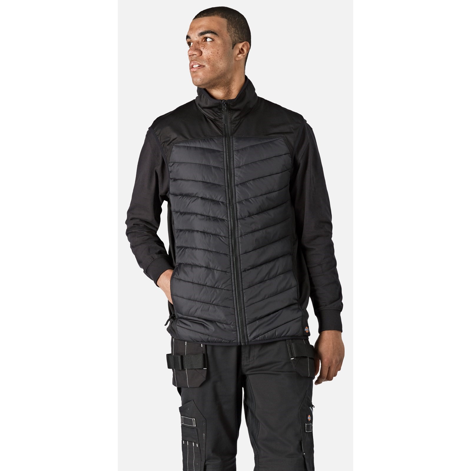 Dickies DK0A4XTD Black Thermal Insulation Men's Work Waistcoat, XL