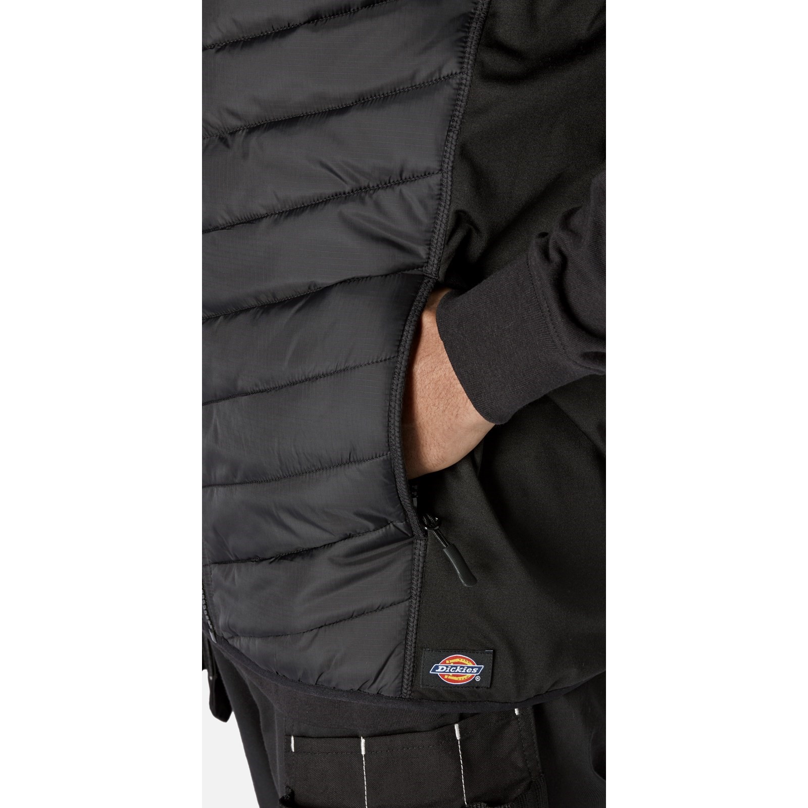 dk0a4xtdblk1 Dickies DK0A4XTD Black Thermal Insulation Men's Work Waistcoat, 2XL