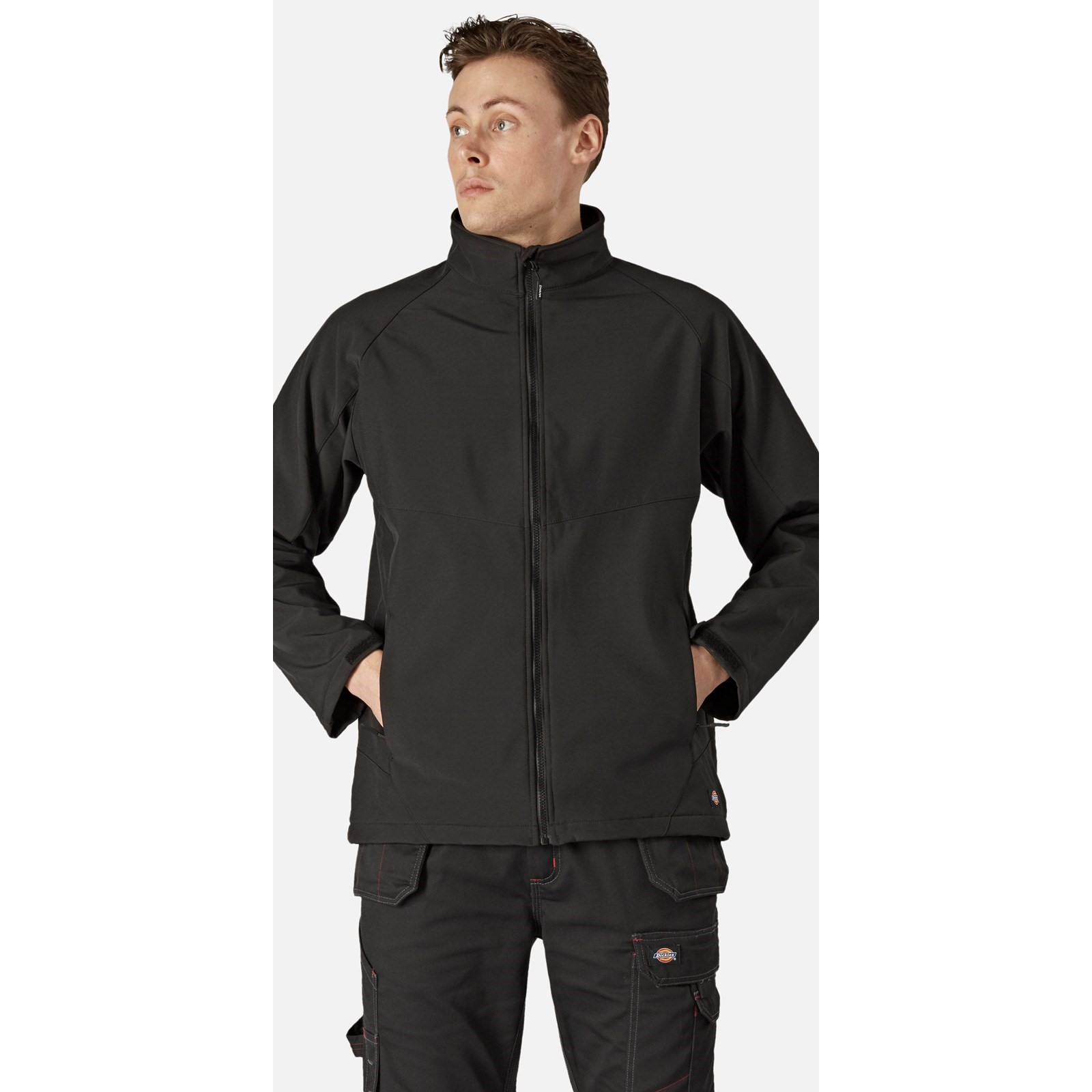 Dickies DK Black, Breathable, Waterproof Jacket Zipper, M 1 EA