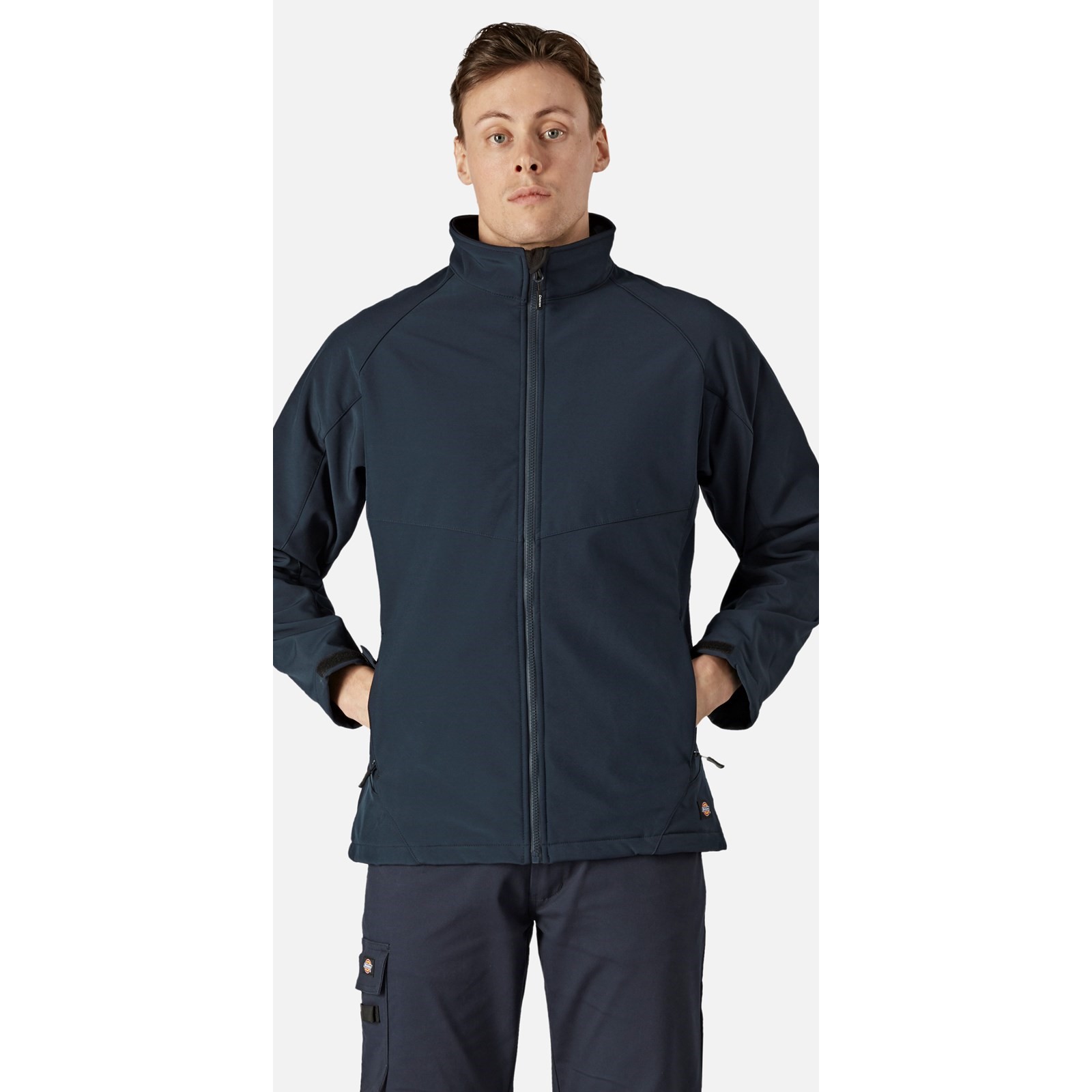 Dickies DK Navy, Waterproof, Breathable Jacket Zipper, XL 1 EA