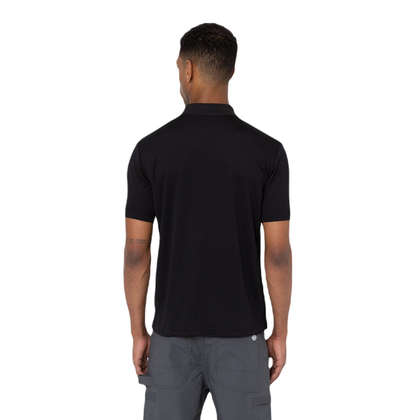 dk0a4ylablk1 Dickies DK0A4YLA Black Polo Shirt L
