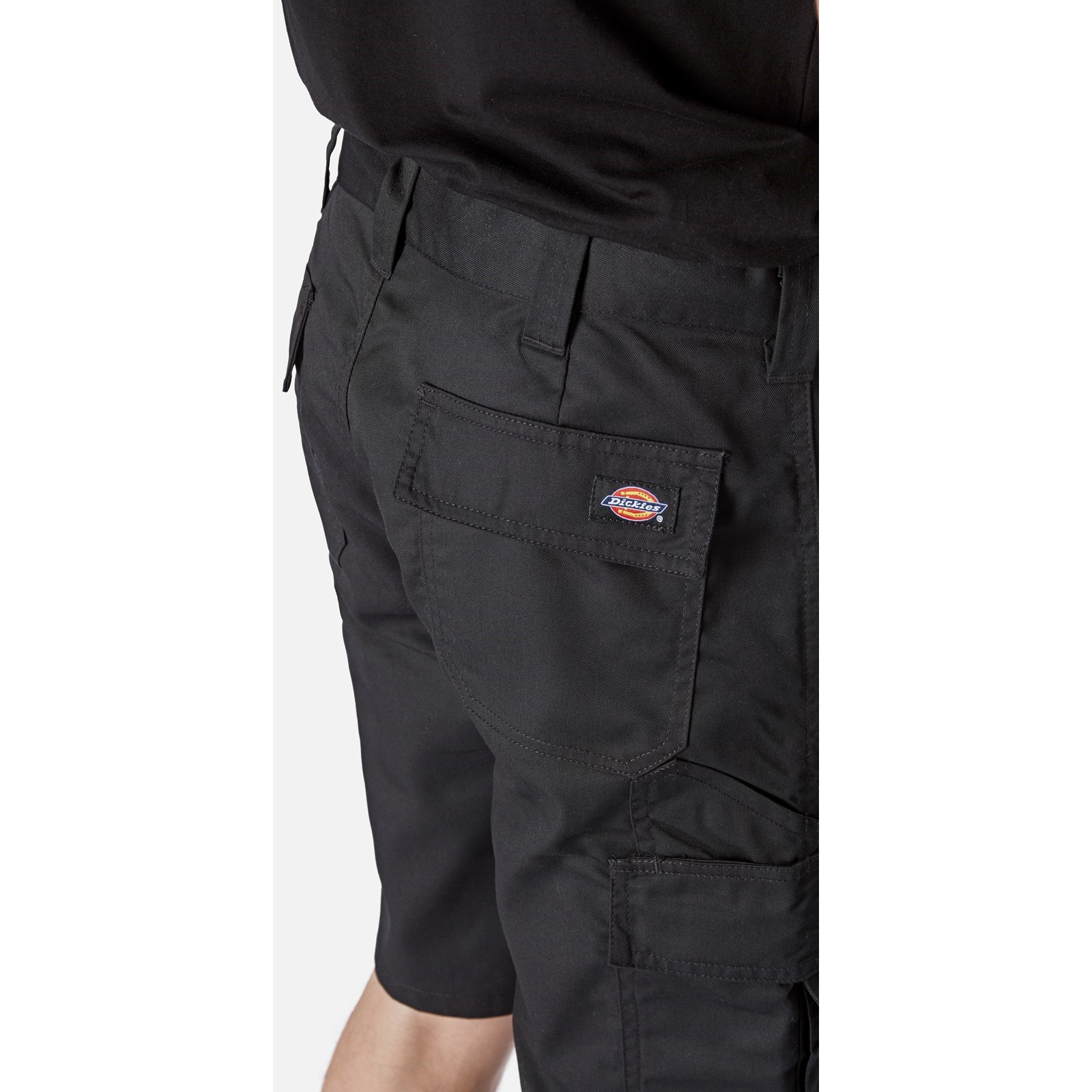 dk0a867pblk1 Dickies DK0A867P Black Work Shorts, 22.25 to 22.75 in