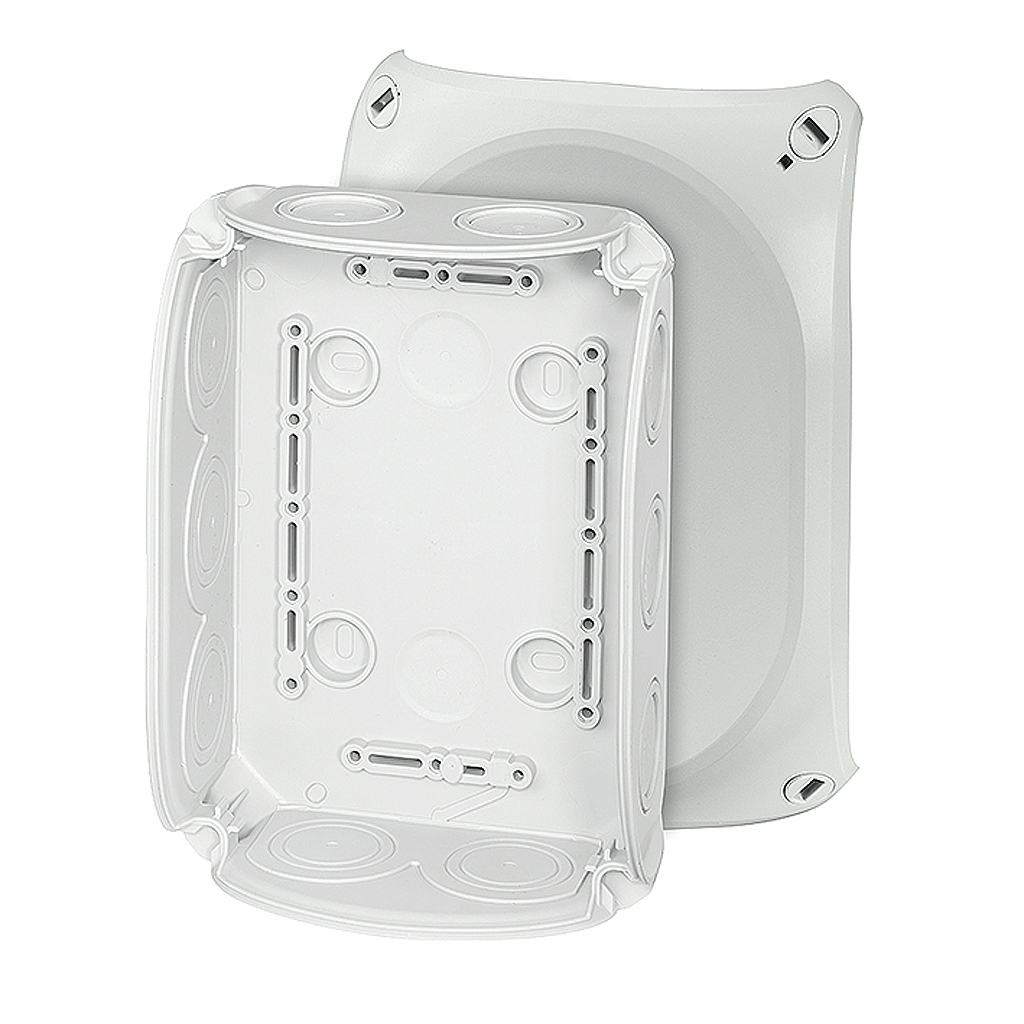 HENSEL DK 1000 G Series Grey RAL 7035 Polypropylene Junction Box, IP66, 130 mm, 180mm 180 mm