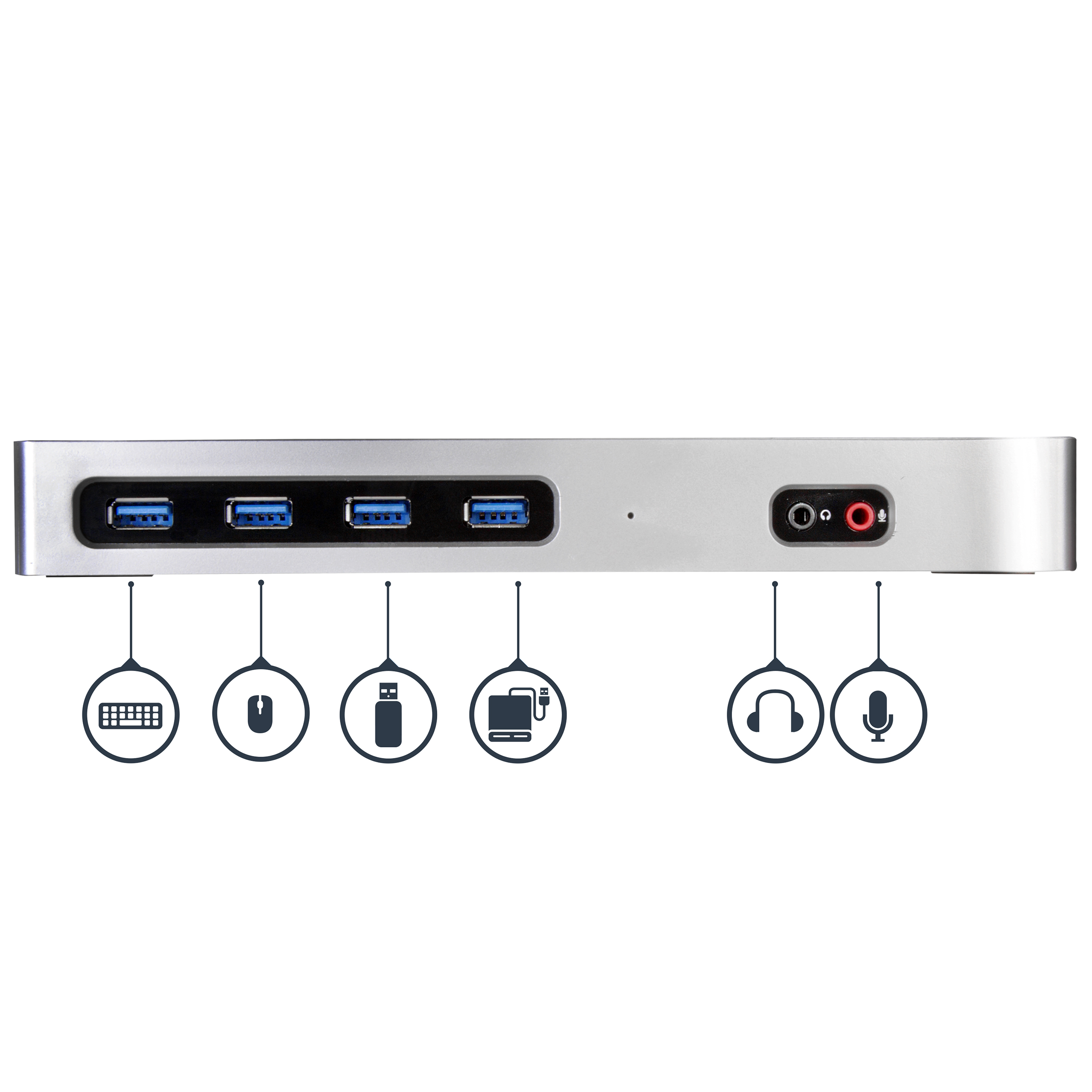 dk30a2dh StarTech.com  2 4096 x 2160 pixel USB C Docking Station USB 3.0 Portswith DisplayPort, HDMI - 6 xUSB ports
