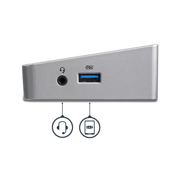 dk30ch2dppdu StarTech.com  3 4096 x 2160 pixel USB C Docking Station USB 3.0 Portswith DisplayPort, HDMI - 5 xUSB ports