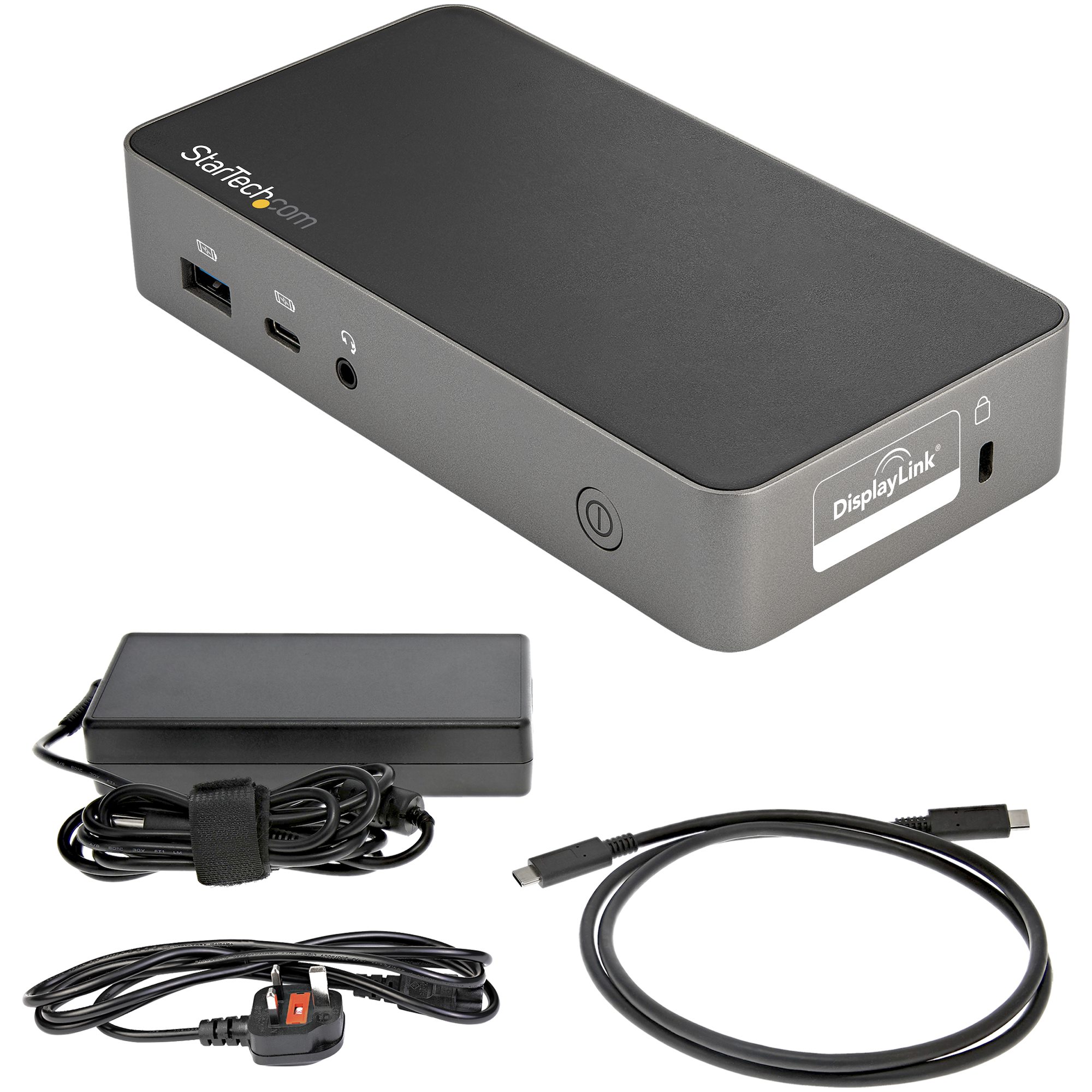 dk30chhpduk StarTech.com  2 1920 x 1200 pixel USB 3.1 Docking Station USB Type A, USB Type C Portswith HDMI - 4 xUSB ports