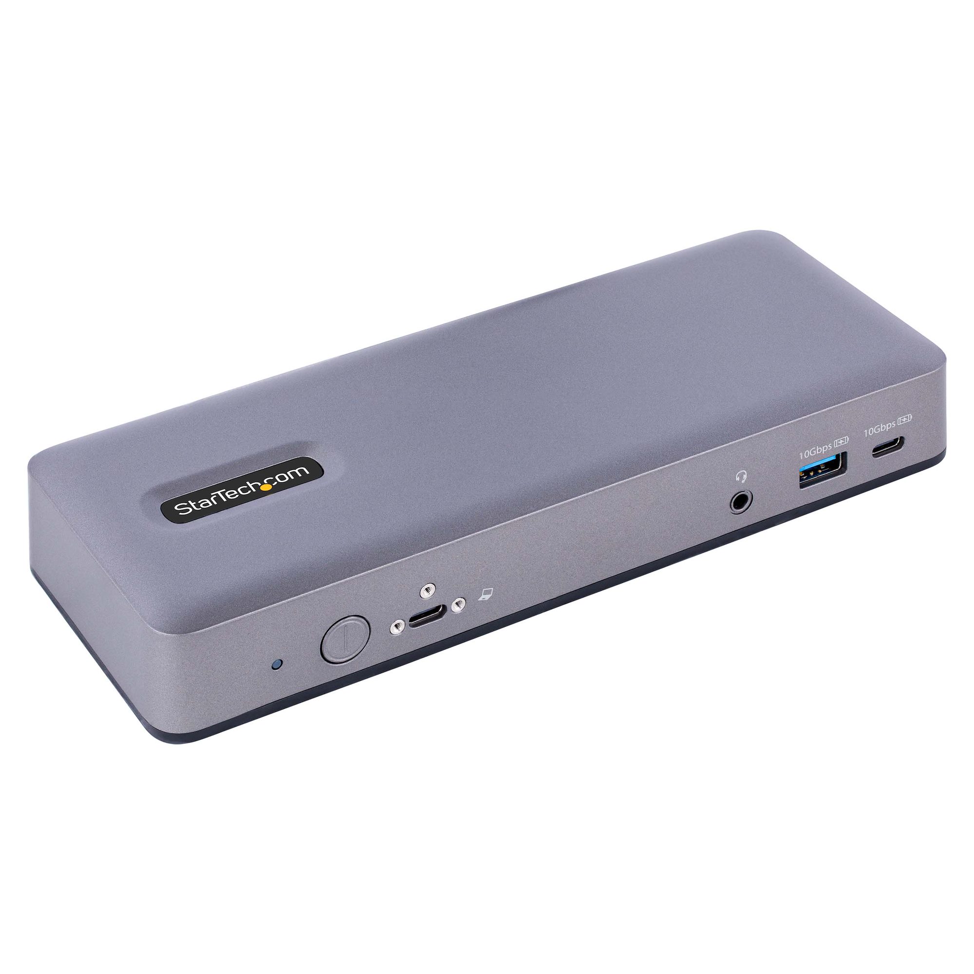 StarTech.com  3 4096 x 2160 pixel USB C Docking Station USB 3.2 Portswith HDMI DP - 8 xUSB ports