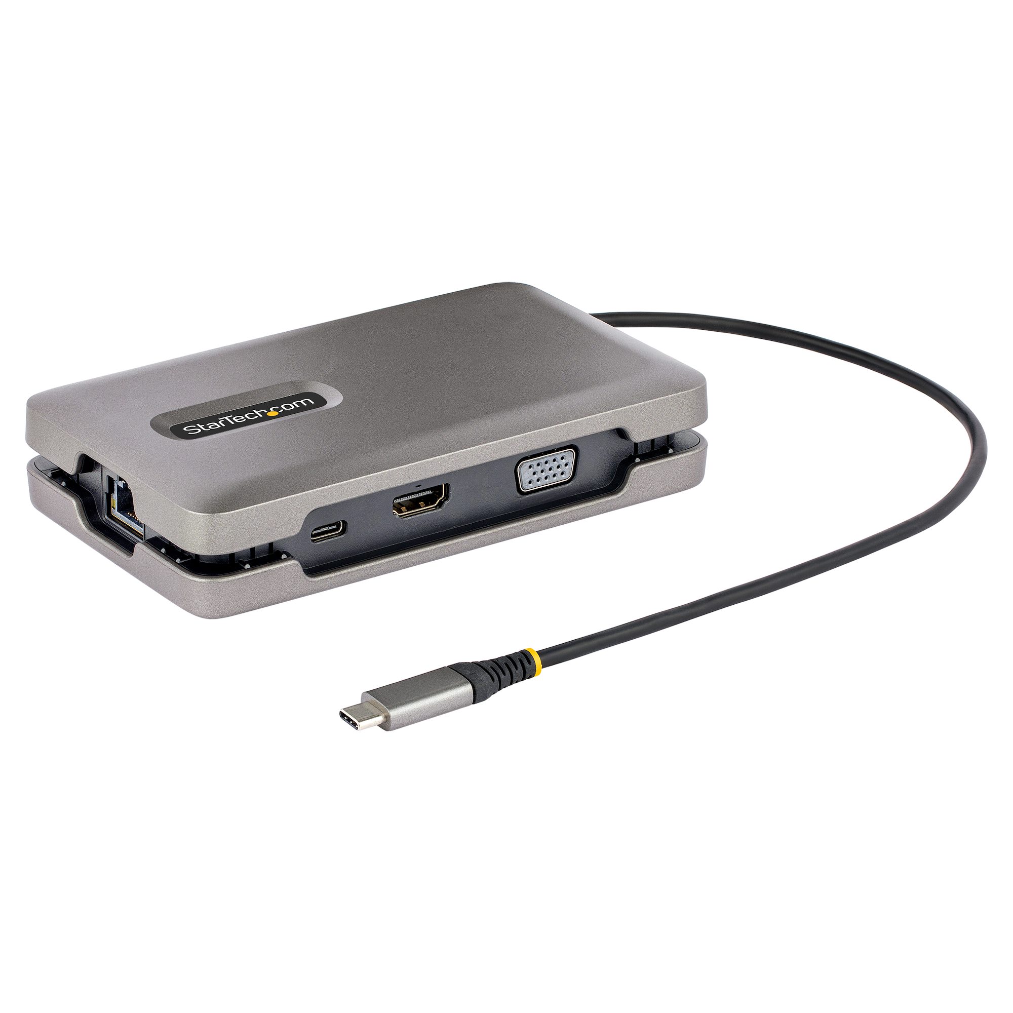 StarTech.com  3 3840 x 2160 pixel USB C Docking Station USB 3.0, USB 3.1, USB 3.2 Portswith HDMI, VGA - 4 xUSB ports