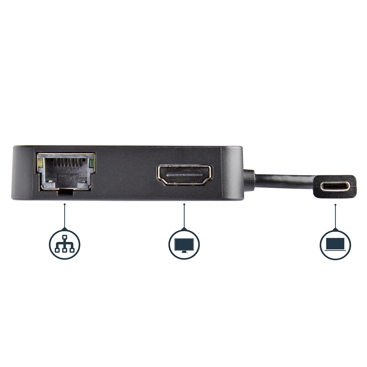 dkt30chd StarTech.com  4096 x 2160 pixel USB C Docking Station USB 3.0 Portswith HDMI - 2 xUSB ports