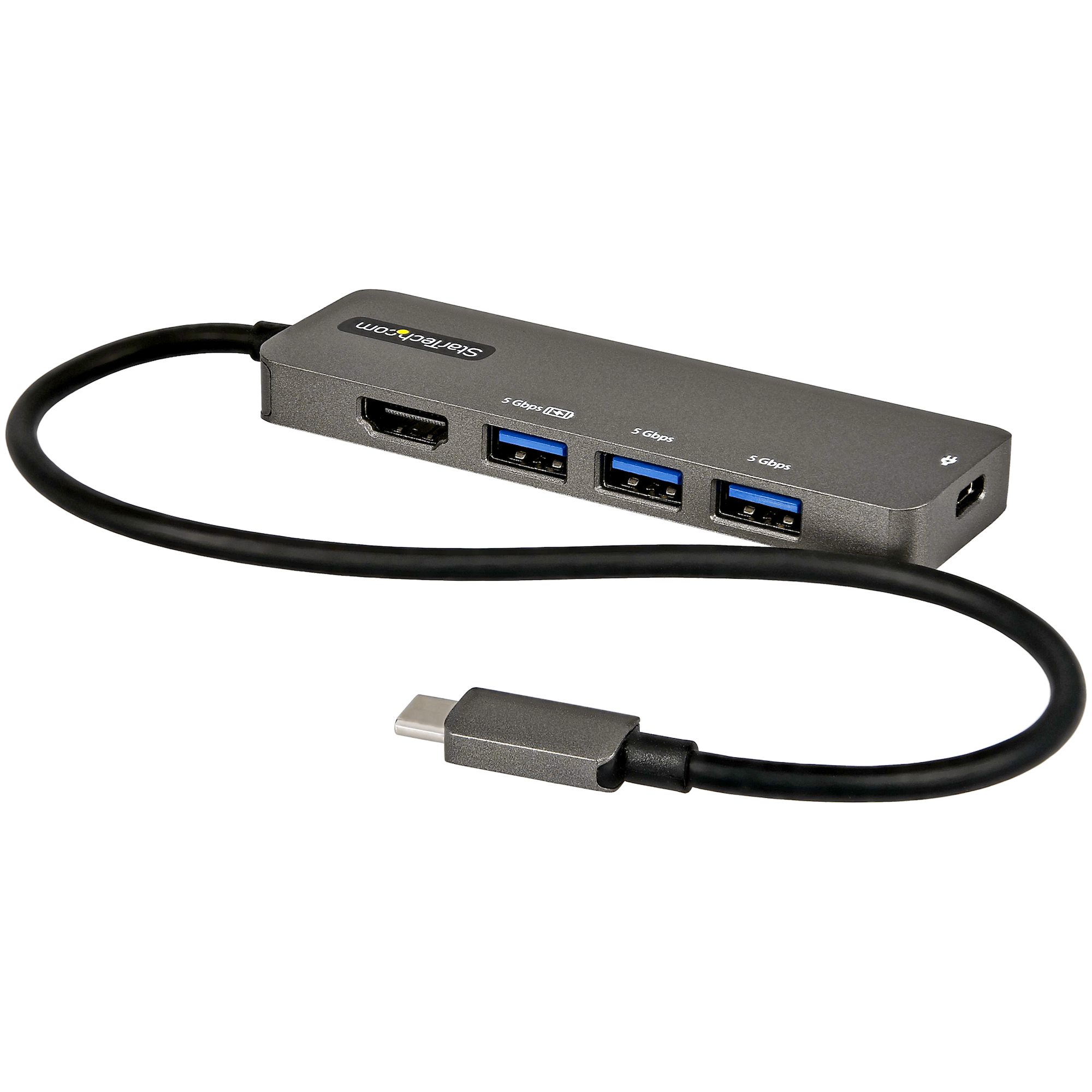 StarTech.com  3840 x 2160 pixel USB C Docking Station USB Type A, USB Type C Portswith HDMI - 4 xUSB ports