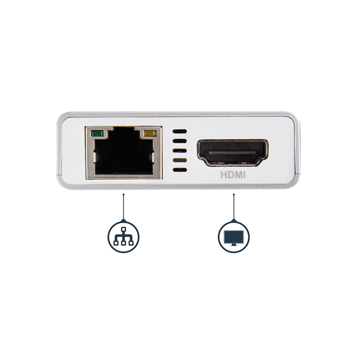dkt30chpdw StarTech.com  4096 x 2160 pixel USB C Docking Station USB 3.0 Portswith HDMI - 2 xUSB ports