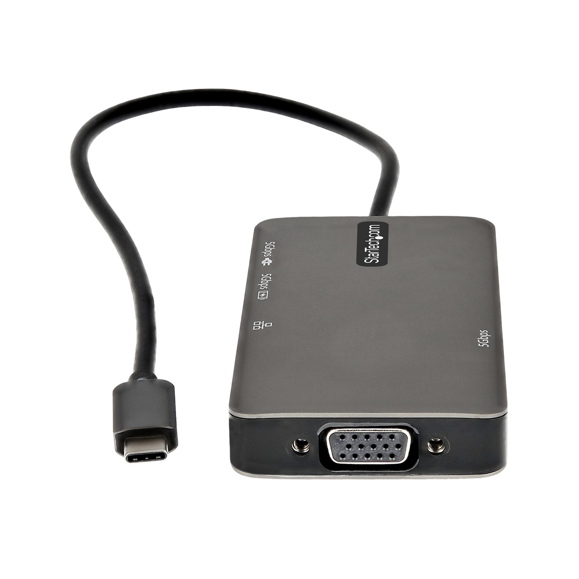 dkt30chvpd2 StarTech.com  3840 x 2160 pixel USB C Docking Station USB Type C, USB Type A Portswith VGA, HDMI - 3 xUSB ports