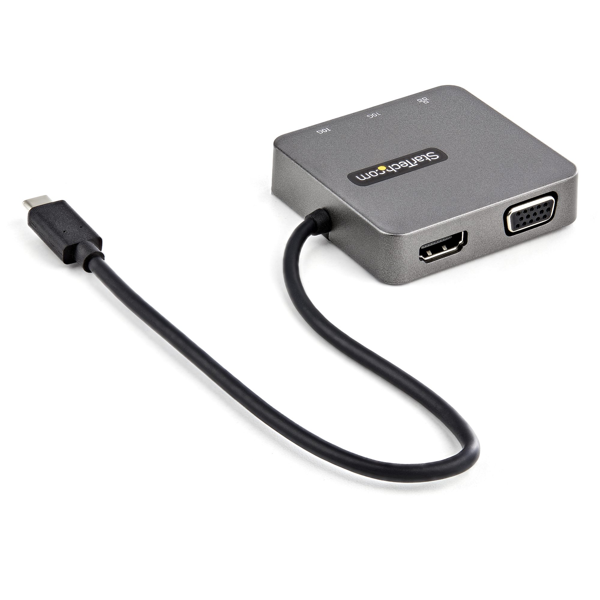 dkt31chvl StarTech.com  3840 x 2160 pixel USB C Docking Station USB 3.2 Portswith VGA, HDMI - 2 xUSB ports
