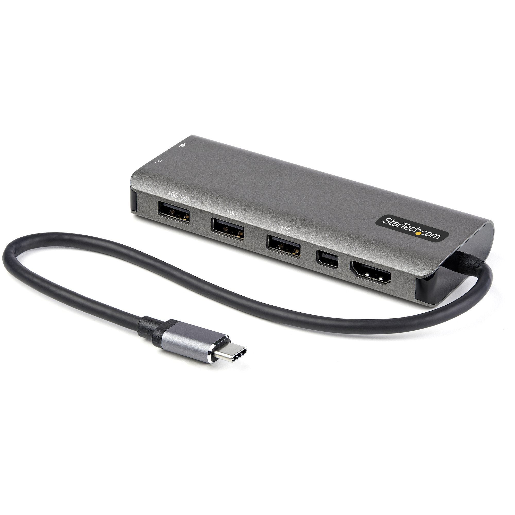 StarTech.com  3840 x 2160 pixel USB 3.2 Docking Station USB Type C Portswith Mini DisplayPort, HDMI - 4 xUSB ports
