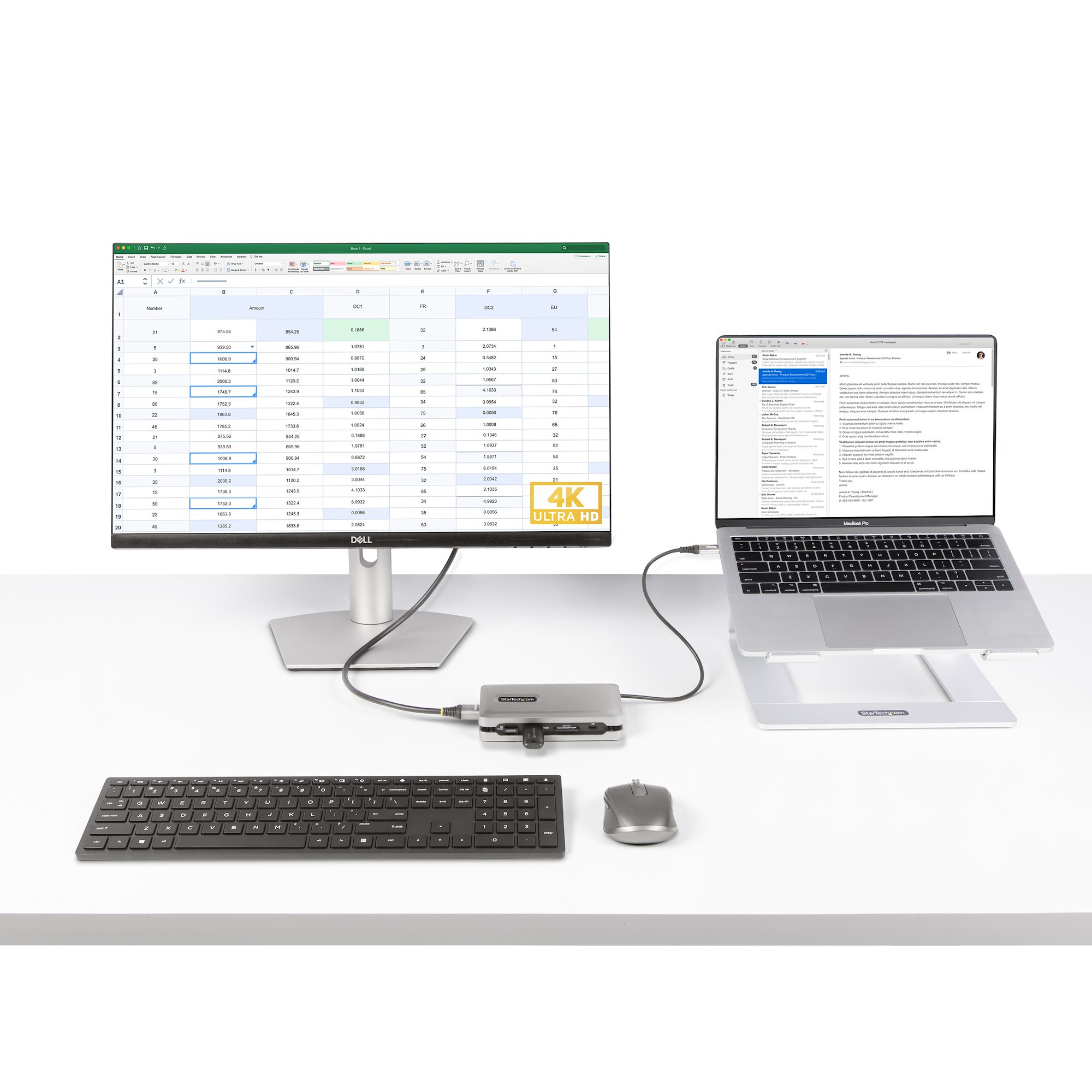 dkt31csdhpd3 StarTech.com  3840 x 2160 pixel USB C Docking Station USB 3.2 Portswith HDMI - 3 xUSB ports