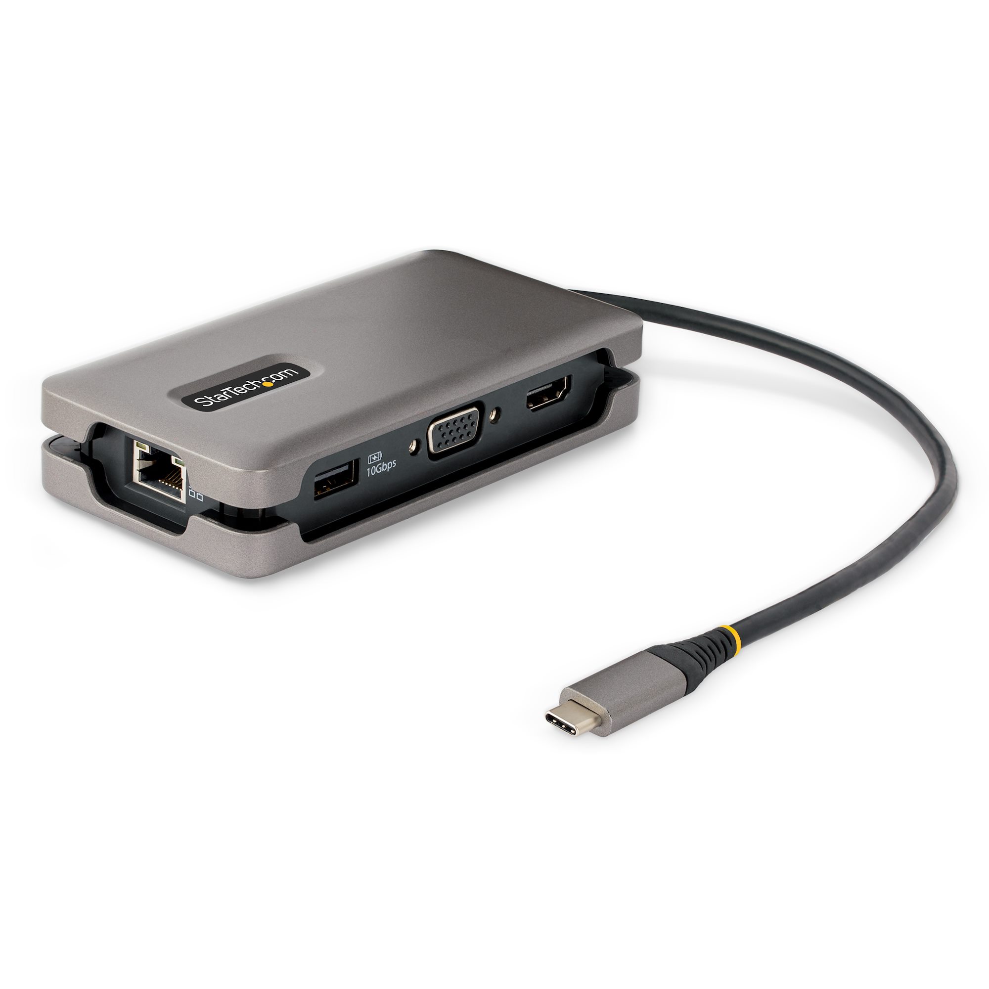 StarTech.com  4K at 60Hz USB C Adapter USB 3.2 Portswith HDMI, VGA - 3 xUSB ports