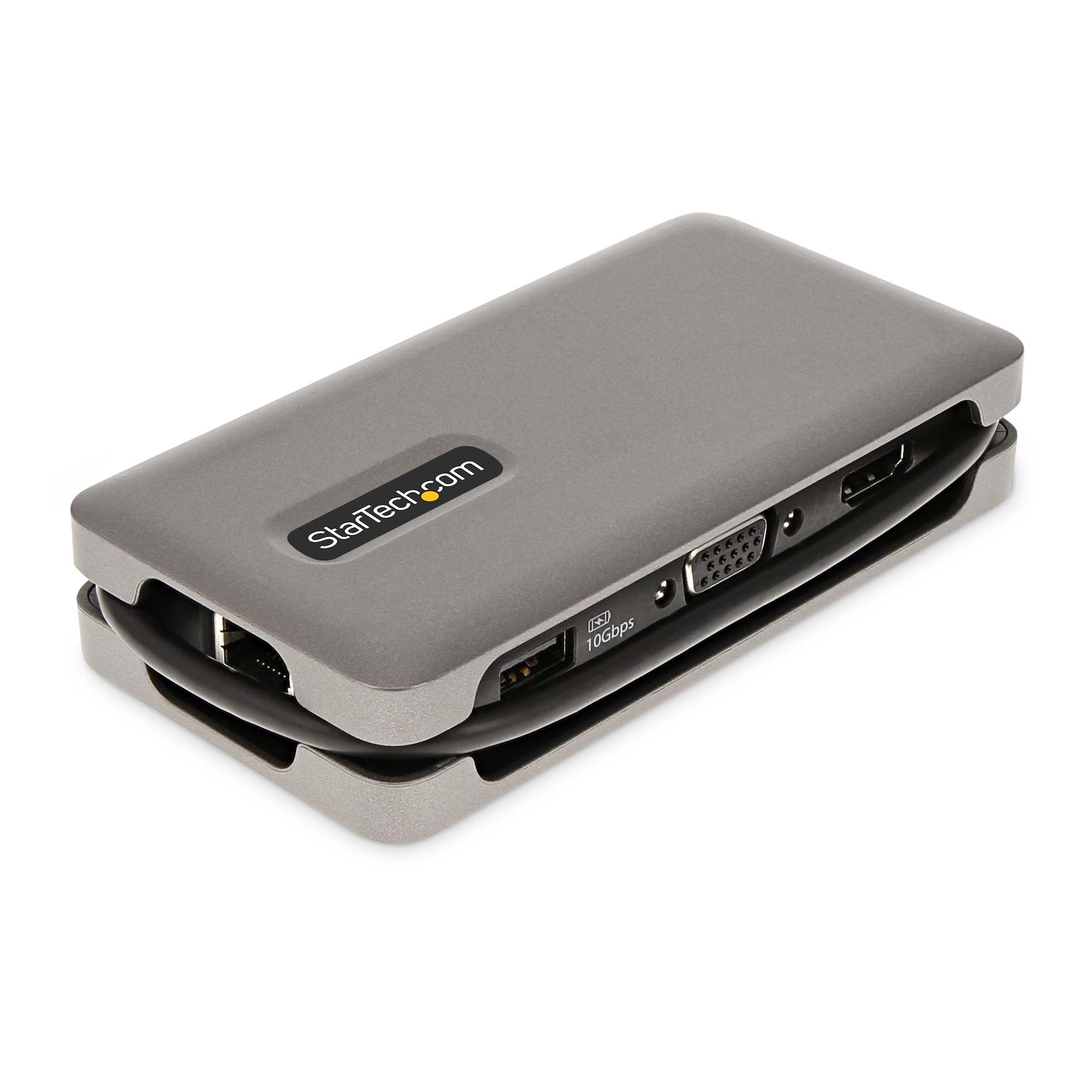 dkt31cvhpd3 StarTech.com  4K at 60Hz USB C Adapter USB 3.2 Portswith HDMI, VGA - 3 xUSB ports
