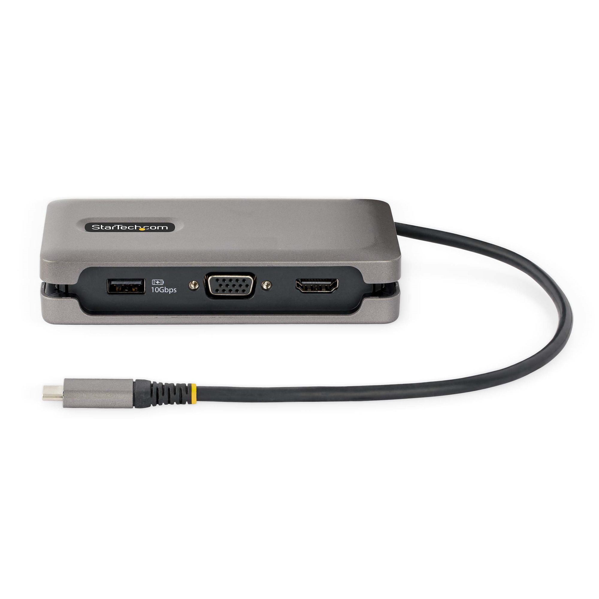 dkt31cvhpd3 StarTech.com  4K at 60Hz USB C Adapter USB 3.2 Portswith HDMI, VGA - 3 xUSB ports
