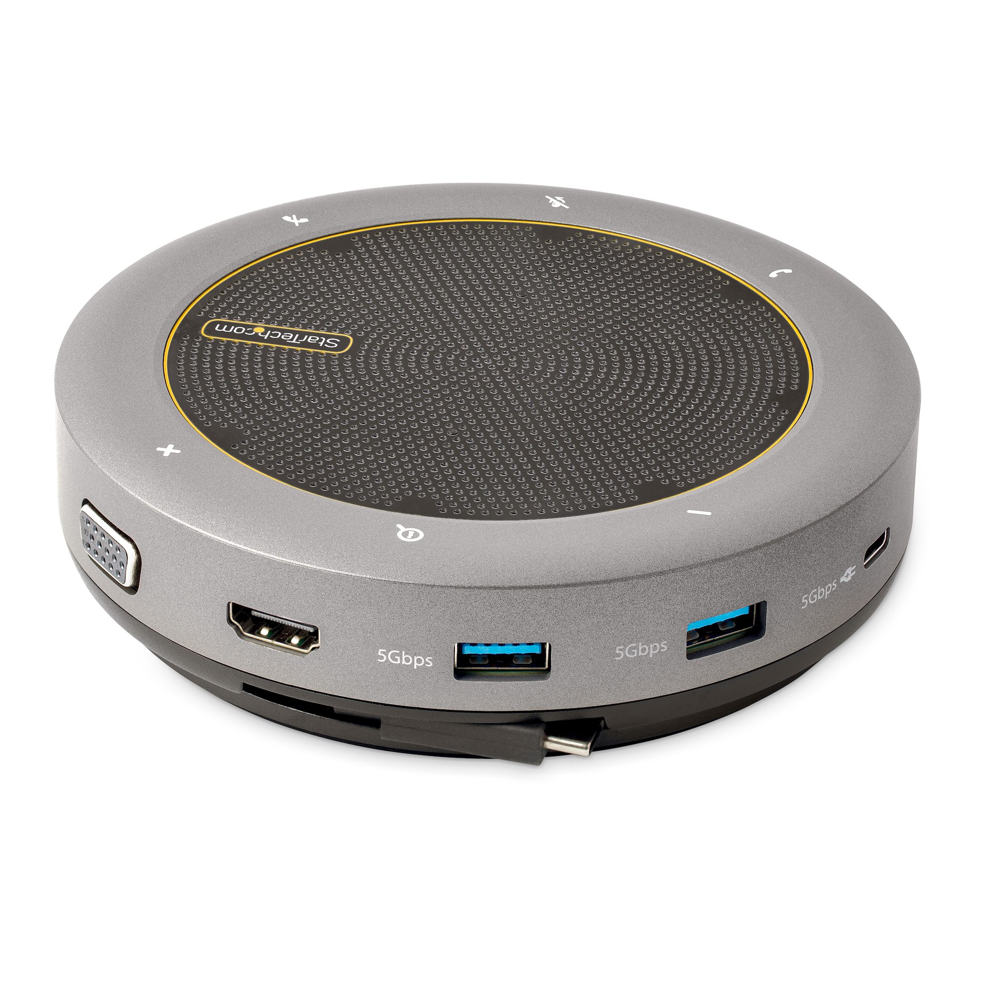 dktbrspmpd StarTech.com DKTBRSPMPD Grey Speaker 20 kHz, 100 Hz