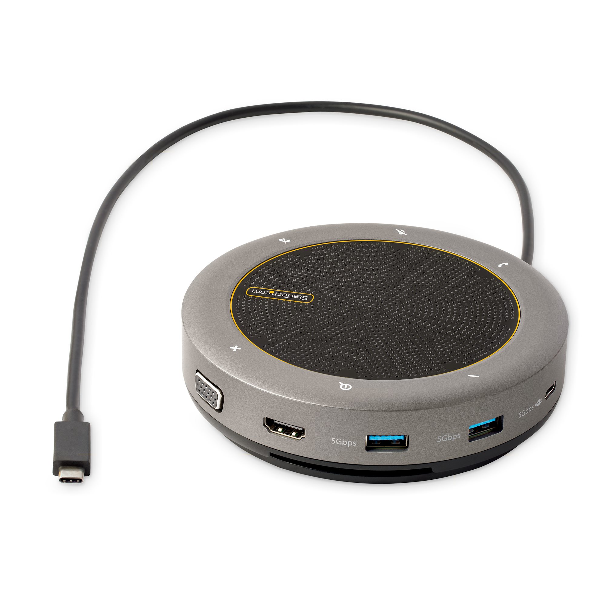 dktbrspmpd StarTech.com DKTBRSPMPD Grey Speaker 20 kHz, 100 Hz