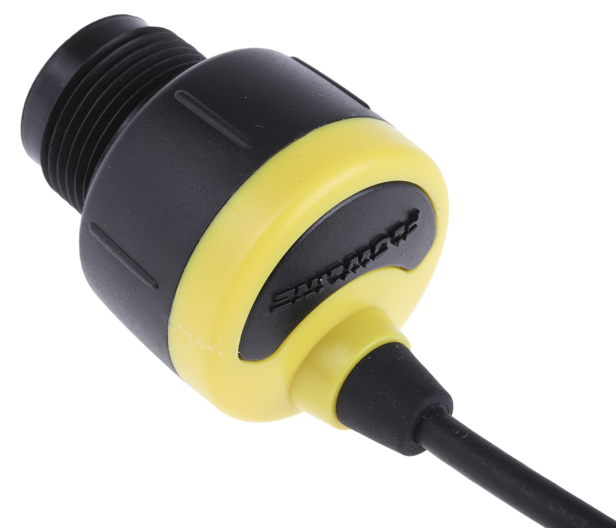 dl14-01 Flowline EchoPod Series Ultrasonic Level Transmitter Ultrasonic Level Sensor, Vertical, Fluorelastomer, Housing ABS,