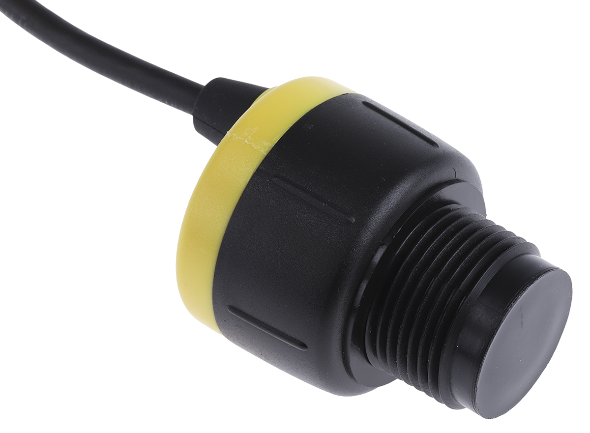 dl14-01 Flowline EchoPod Series Ultrasonic Level Transmitter Ultrasonic Level Sensor, Vertical, Fluorelastomer, Housing ABS,