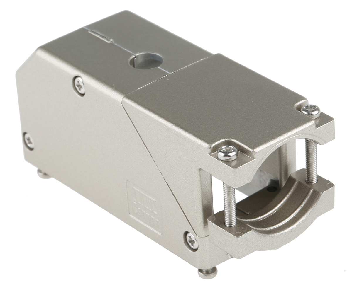 ITT Cannon Aluminium Right Angle D-Sub Backshell, 96 Way Strain Relief