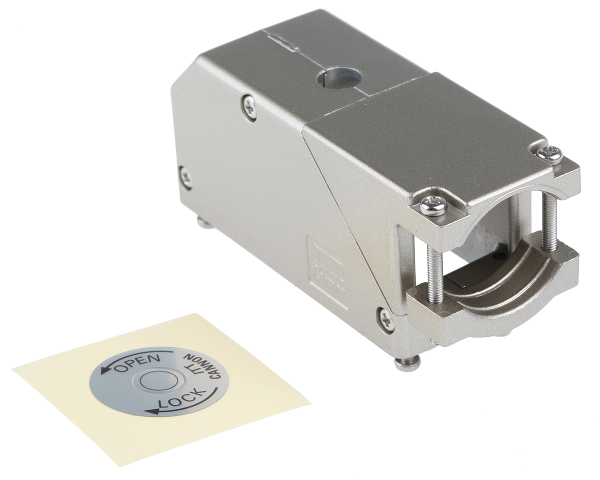 dl2 ITT Cannon Aluminium Right Angle D-Sub Backshell, 96 Way Strain Relief