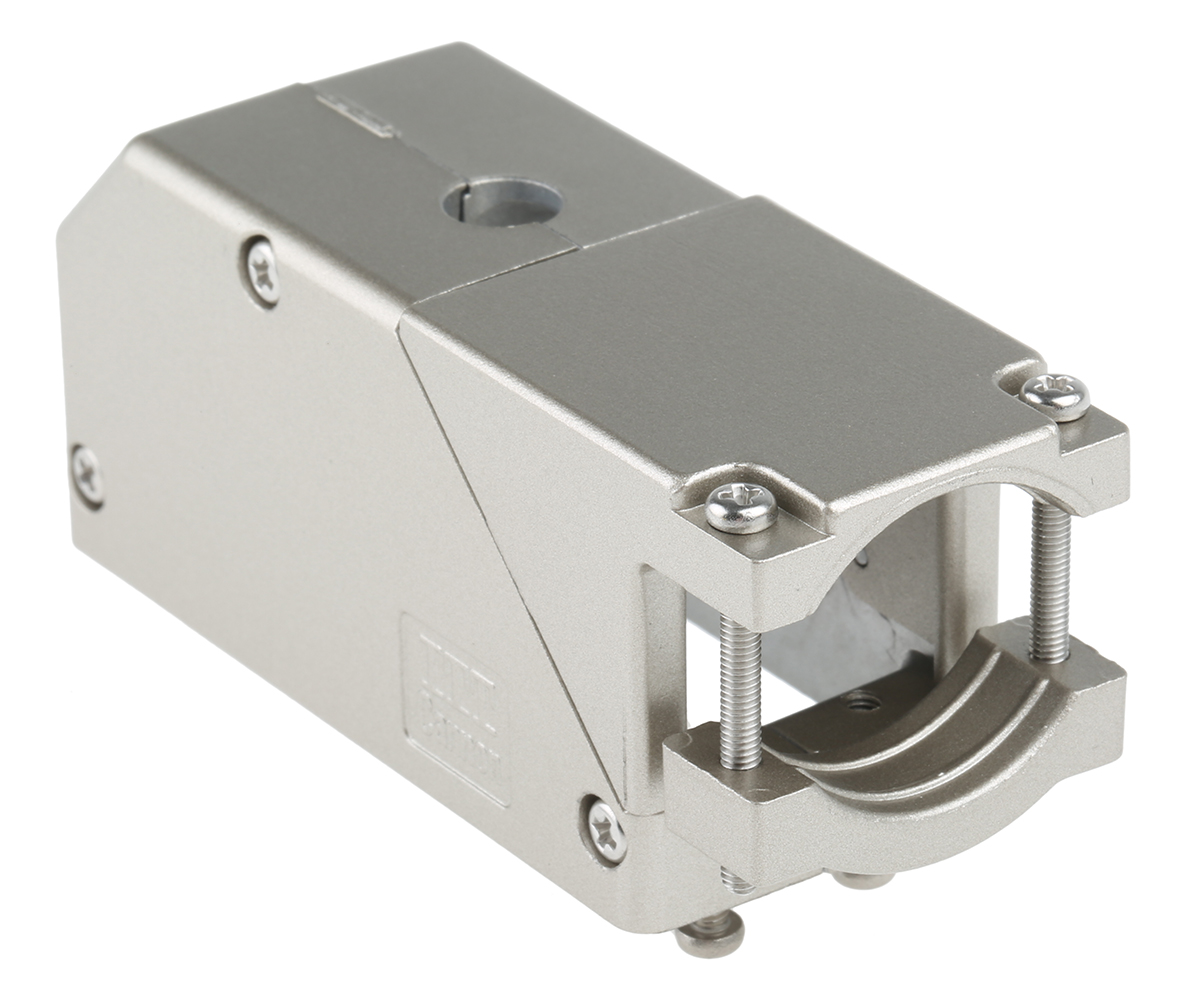ITT Cannon Aluminium Straight D-Sub Backshell, 60 Way Strain Relief