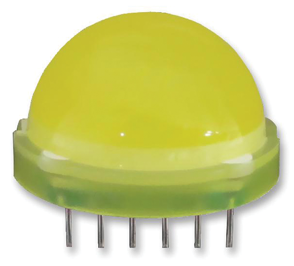 Kingbright 8 V Yellow LED 20 mm Through Hole BIG LAMP DLC/6YD