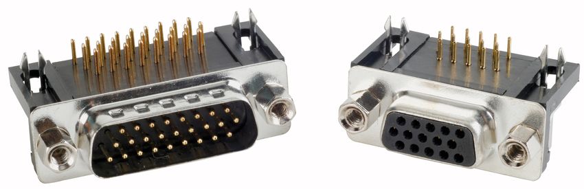 CONEC DLH2XS8 26 Way Straight PCB D-Sub Connector Female