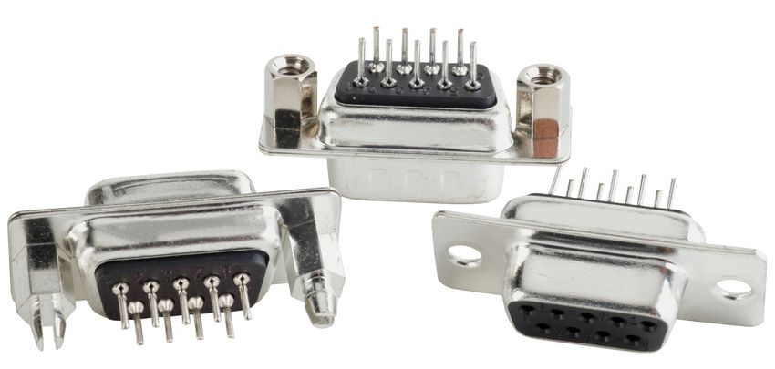 CONEC DLS1XS4 9 Way Straight PCB D-Sub Connector Female