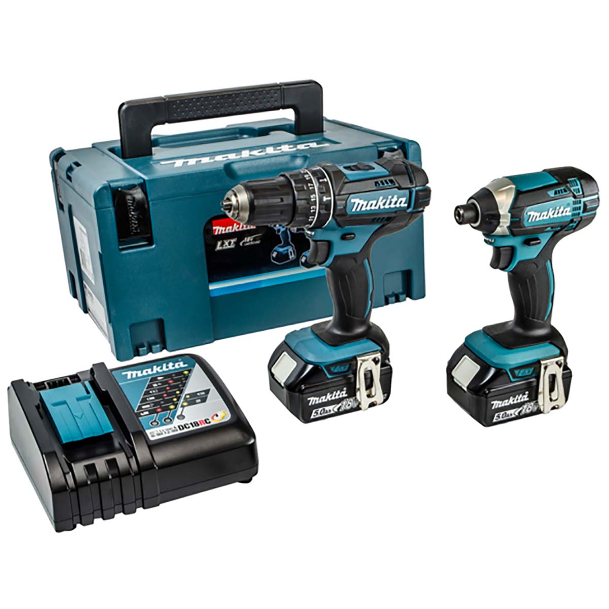 Makita DLX2131TJ 18V Cordless Cordless Power Tool Kit, Type G - British 3-Pin