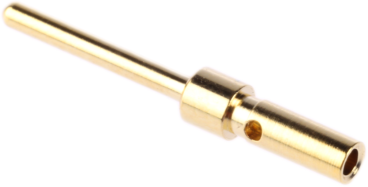 MH Connectors, DM Series, Male Crimp D-Sub Connector Contact, Gold Socket 22 AWG