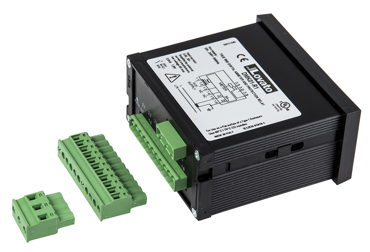 dmk01r1 Lovato DMK 01 - DMK 81 Digital Ammeter 10000 A AC, 45 mm x 91 mm, ±0.5 %