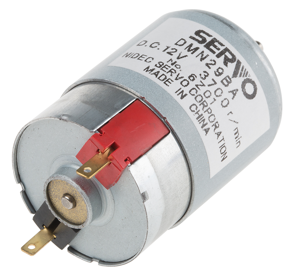 dmn29ba NIDEC ADVANCED MOTOR Brushed DC Motor, 3 W, 12V dc, 7.8 mNm, 3700rpm, 2.5 mm Shaft Diameter