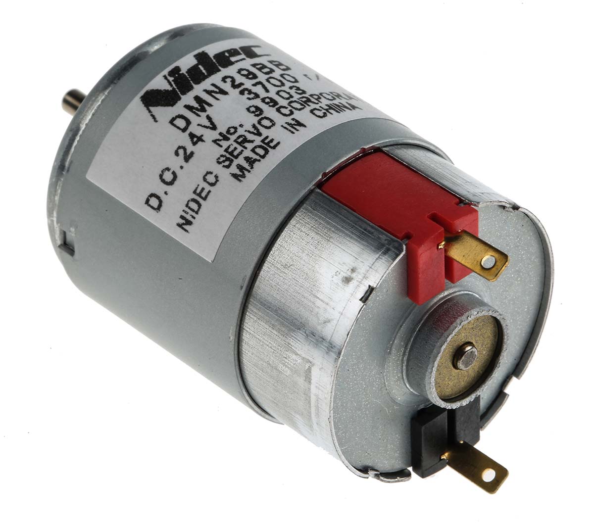 NIDEC ADVANCED MOTOR Brushed DC Motor, 3 W, 24V dc, 7.8 mNm, 3700rpm, 2.5 mm Shaft Diameter