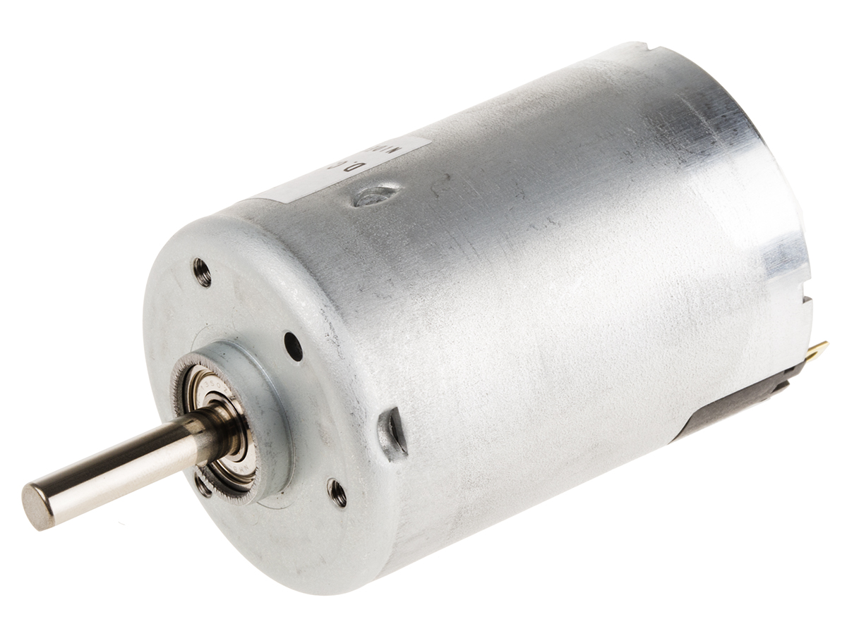 NIDEC ADVANCED MOTOR Brushed DC Motor, 9.2 W, 12V dc, 24.5 mNm, 3600rpm, 5 mm Shaft Diameter