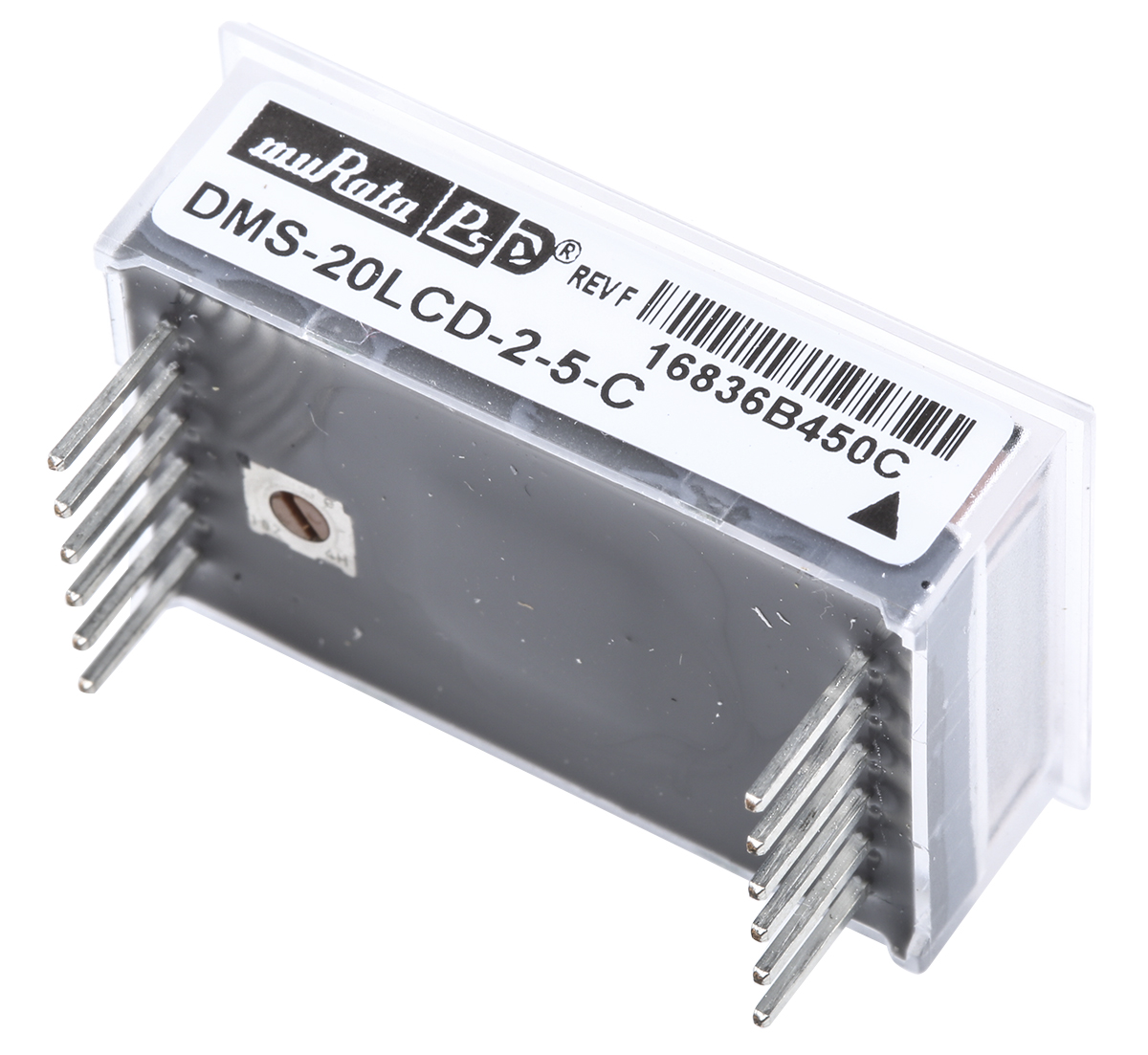 dms-20lcd-2-5-c Murata Power Solutions DMS-20LCD Series Digital Voltmeter DC, 21.29 mm, 33.93 mm