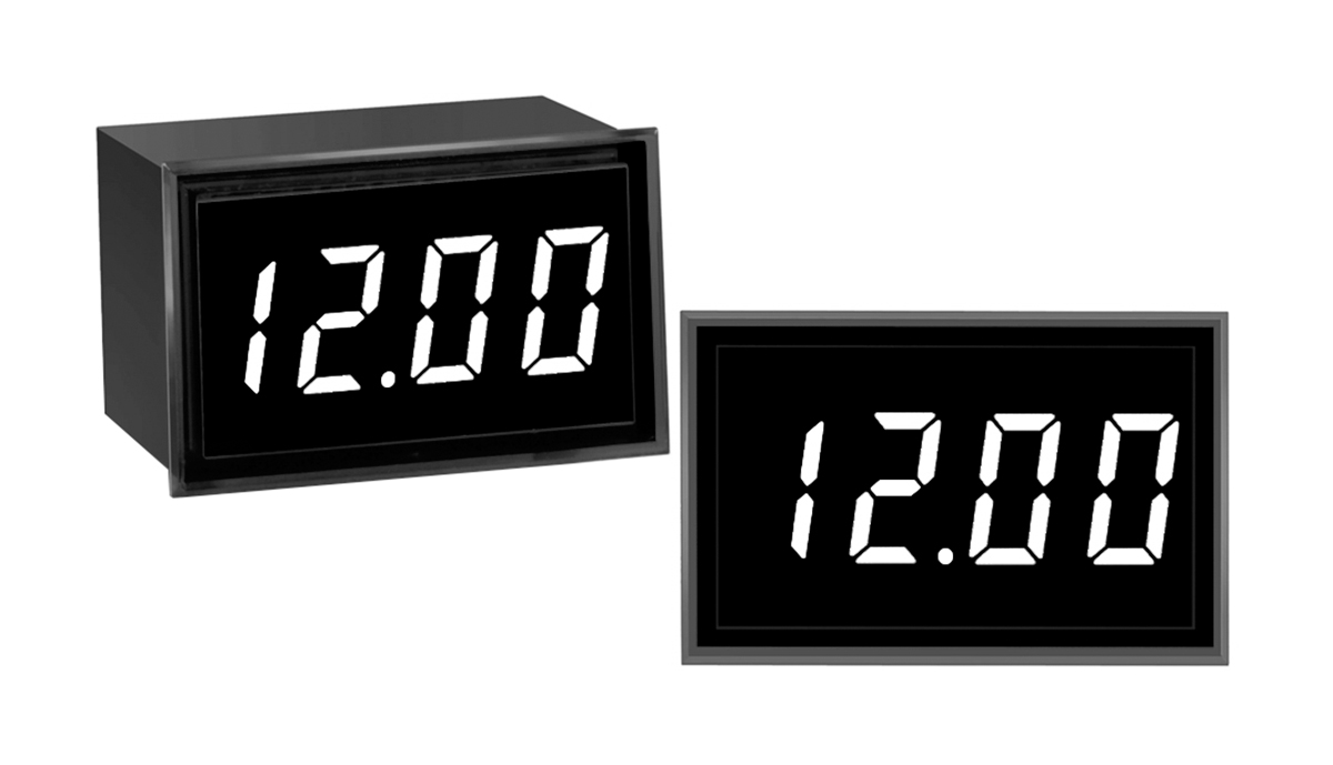 Murata Power Solutions DMS-20PC-DCM Series Digital Voltmeter DC, LED Display 3-Digits ±0.01 %, 0.838 in, 1.336 in