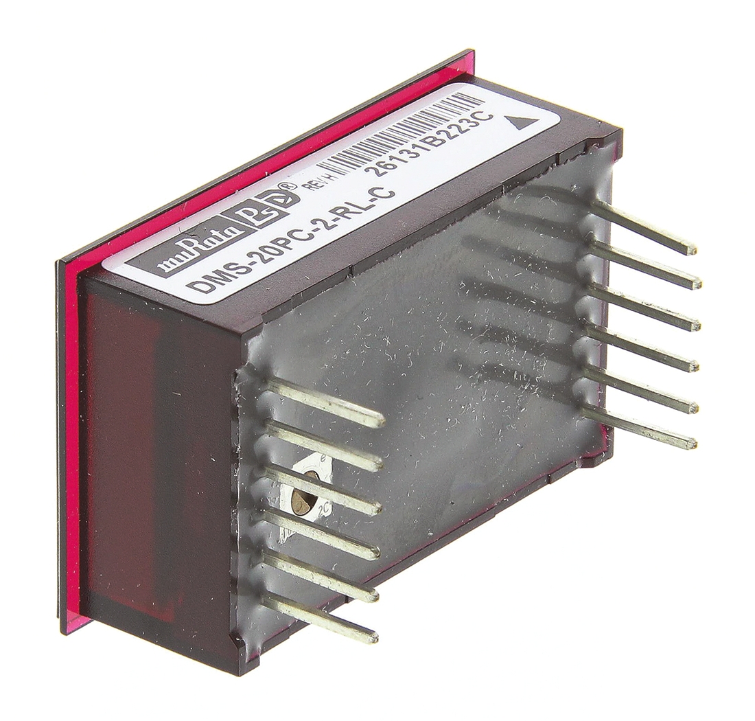dms-20pc-2-rl-c Murata Power Solutions DMS-20PC Series Digital Voltmeter AC/DC, 22 mm, 34 mm