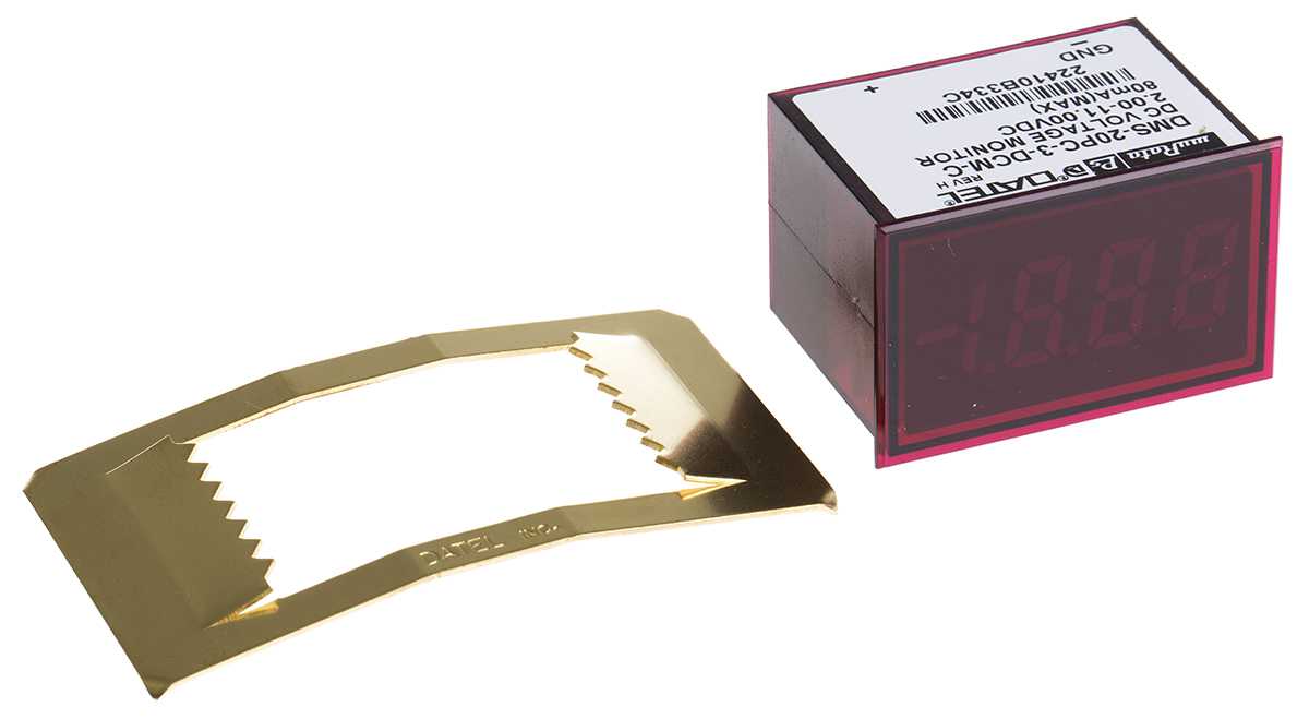 Murata Power Solutions DMS-20PC Series Digital Voltmeter DC, 21.29 mm, 33.93 mm