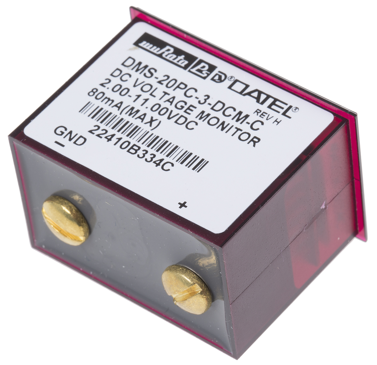 dms-20pc-3-dcm-c Murata Power Solutions DMS-20PC Series Digital Voltmeter DC, 21.29 mm, 33.93 mm