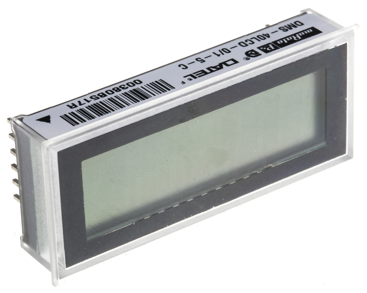 Murata Power Solutions DMS-40LCD Series Digital Voltmeter DC, 22.3 mm, 53.8 mm